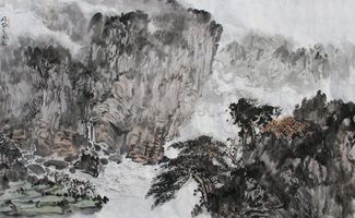 中国山水画形成与演进